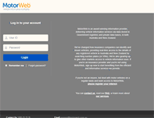 Tablet Screenshot of motorweb.com.au